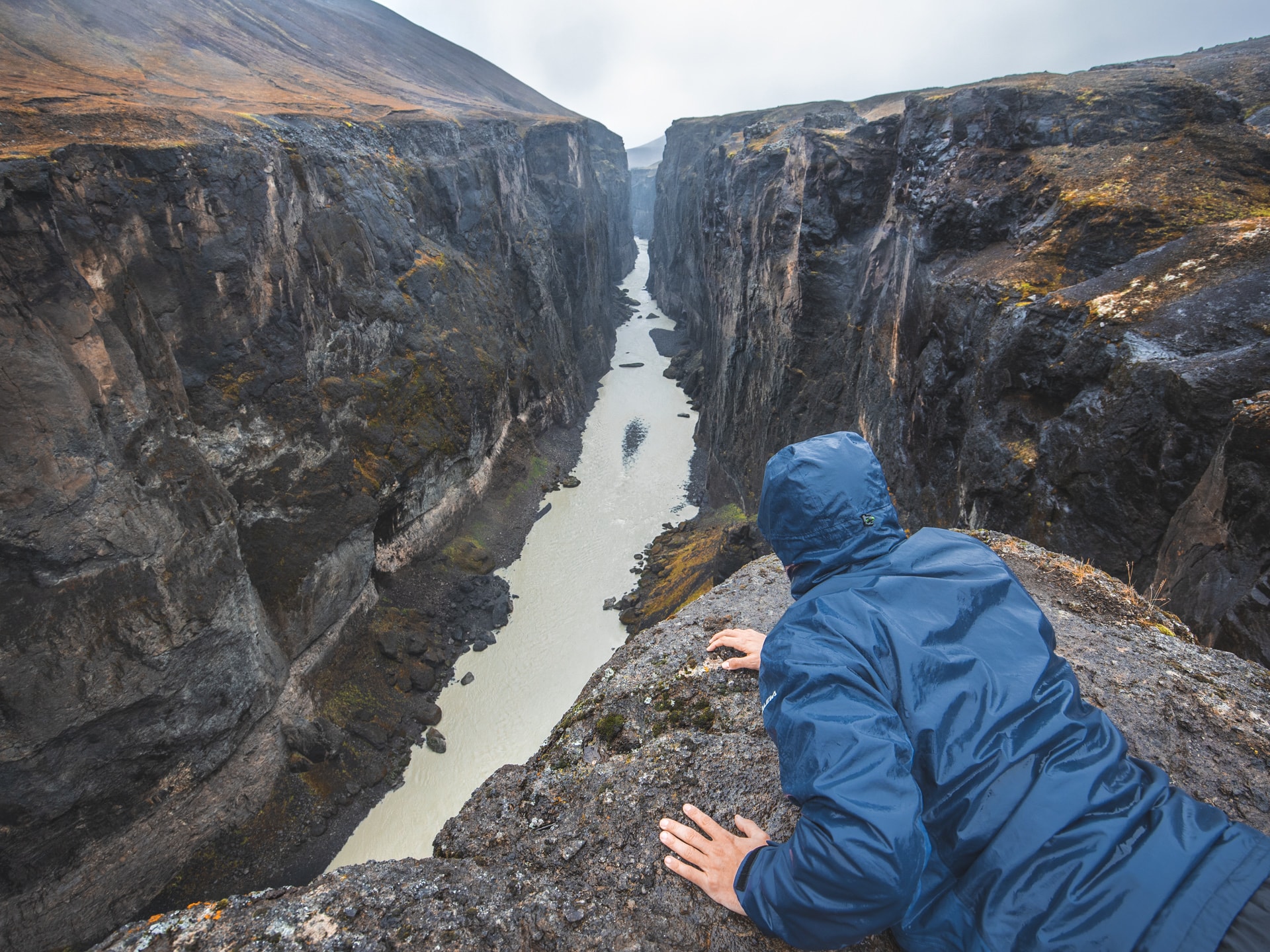 Mountain Warehouse Natural Gorge Waterproof Mens Long Jacket